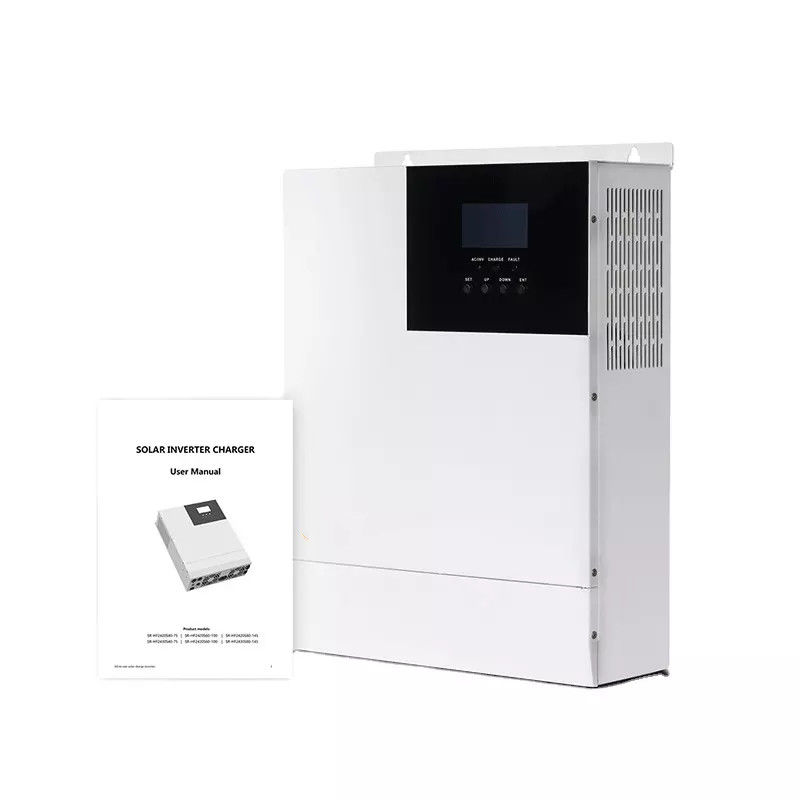 सोलर सिस्टम के लिए ऑफ ग्रिड हाइब्रिड इन्वर्टर 48v 5kva पर शुद्ध साइन वेव