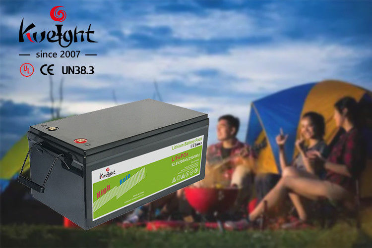 सोलर होम सिस्टम के लिए 12.8v 200ah 12V LiFePO4 बैटरी IP65 हाई साइकिल लाइफ बैटरी