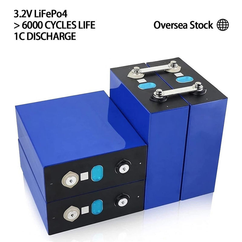 लिथियम आयन प्रिज्मीय Lifepo4 सेल 105ah 3.2v Lifepo4 280ah सेल सोलर स्टोरेज