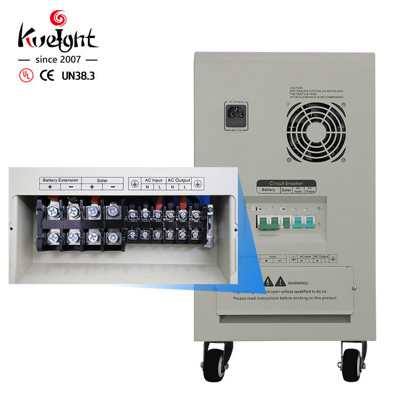घर के लिए 5Kw ऑल ​​इन वन हाई पावर सप्लाई ESS सोलर सिस्टम पोर्टेबल पावर सप्लाई बैकअप बैटरी