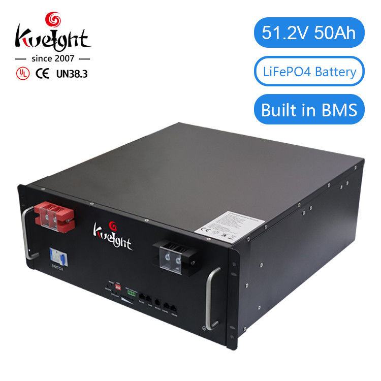 होम एनर्जी स्टोरेज सिस्टम के लिए BMS ओरिजिनल 51.2v 50ah Lifepo4 लिथियम आयरन बैटरी