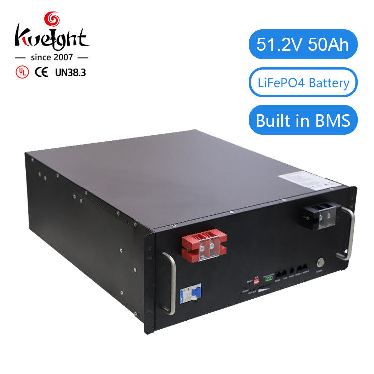 होम एनर्जी स्टोरेज सिस्टम के लिए BMS ओरिजिनल 51.2v 50ah Lifepo4 लिथियम आयरन बैटरी