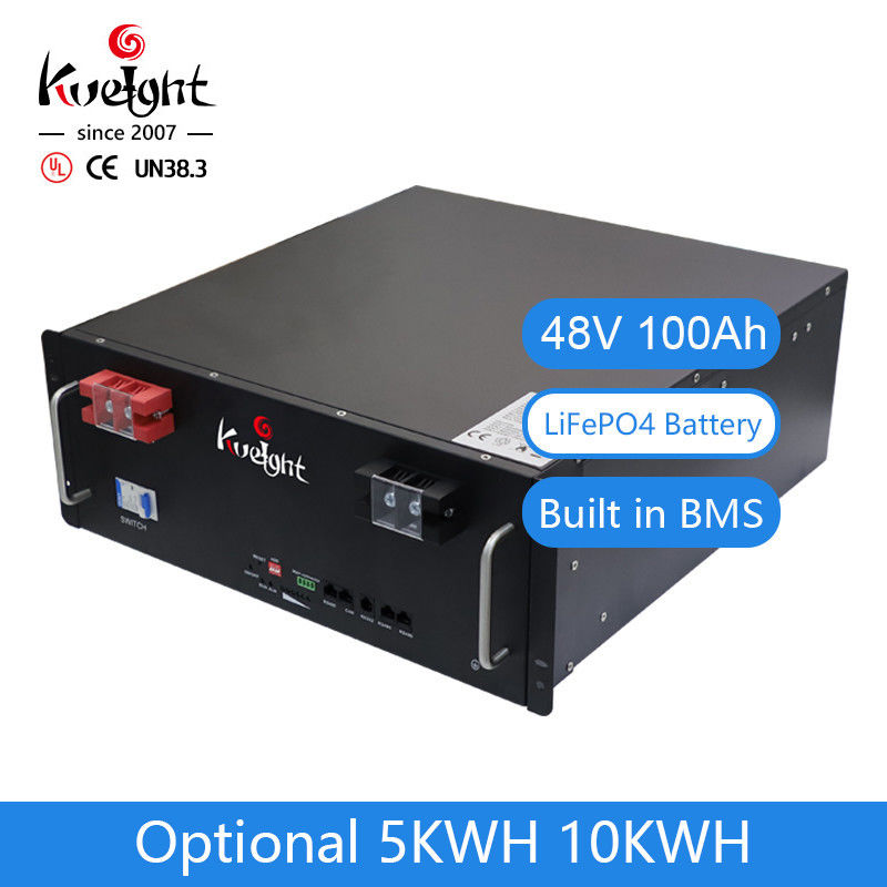 लिथियम आयन फॉस्फेट बैटरी 48V 100Ah स्टोरेज सोलर पावर सिस्टम 5Kwh 10Kwh एनर्जी सोलर स्टोरेज बैटरी