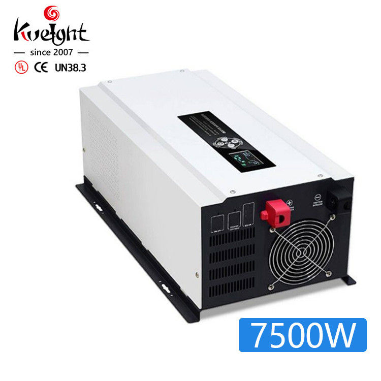 प्योर साइन वेव 7.5kw ऑफ ग्रिड एमपीपीटी सोलर इन्वर्टर हाईब्रिड सोलर पैनल एसी कंडीशन के लिए